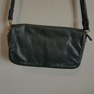 Cabin Creek Leather Crossbody bag Green